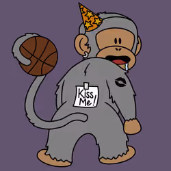 Kiss Me Monkey #1481