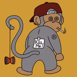 Kiss Me Monkey #7804