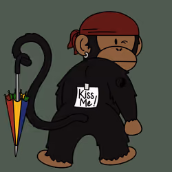Kiss Me Monkey #3748