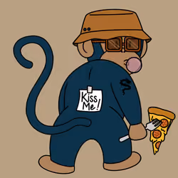 Kiss Me Monkey #4841