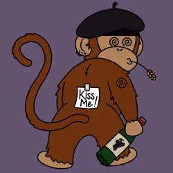 Kiss Me Monkey #3772