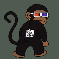 Kiss Me Monkey #9324