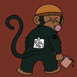 Kiss Me Monkey #3561