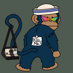 Kiss Me Monkey #4578