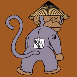 Kiss Me Monkey #4050