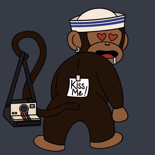 Kiss Me Monkey #9587