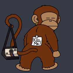 Kiss Me Monkey #5222