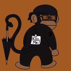 Kiss Me Monkey #7990