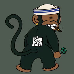 Kiss Me Monkey #3477