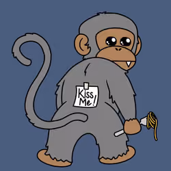 Kiss Me Monkey #7939