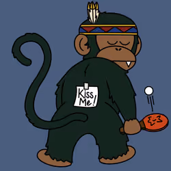 Kiss Me Monkey #3857