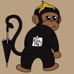 Kiss Me Monkey #3860