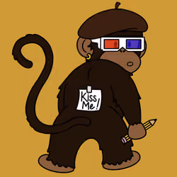 Kiss Me Monkey #5134