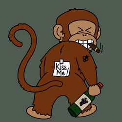 Kiss Me Monkey #5442