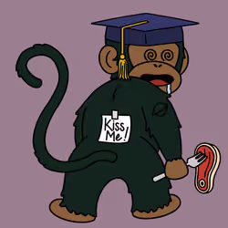 Kiss Me Monkey #1840