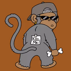 Kiss Me Monkey #7023