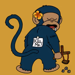 Kiss Me Monkey #5755