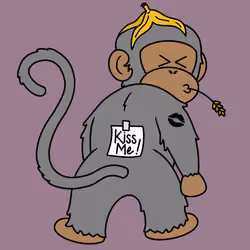 Kiss Me Monkey #2106