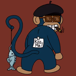 Kiss Me Monkey #3769