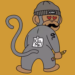 Kiss Me Monkey #6740