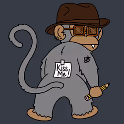 Kiss Me Monkey #2464