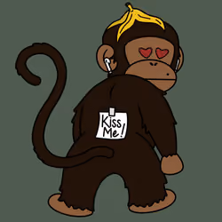 Kiss Me Monkey #7265
