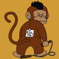 Kiss Me Monkey #3622