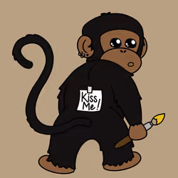 Kiss Me Monkey #5216