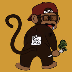 Kiss Me Monkey #5438