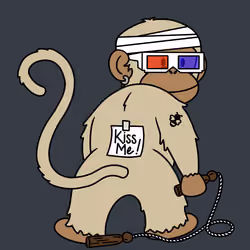 Kiss Me Monkey #7278