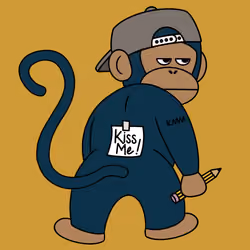 Kiss Me Monkey #2402
