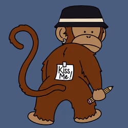 Kiss Me Monkey #6662