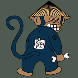 Kiss Me Monkey #6659