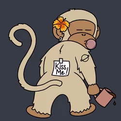 Kiss Me Monkey #4424