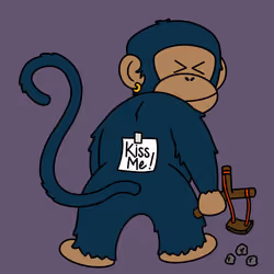 Kiss Me Monkey #2607