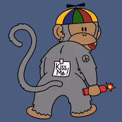 Kiss Me Monkey #2605