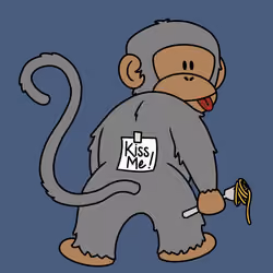 Kiss Me Monkey #3473