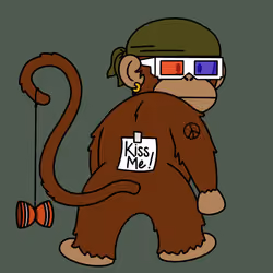 Kiss Me Monkey #7978