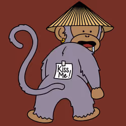 Kiss Me Monkey #3863