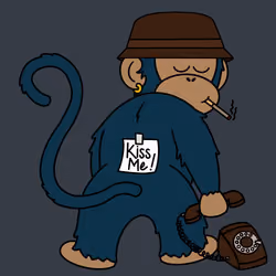 Kiss Me Monkey #7798