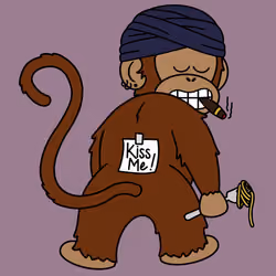 Kiss Me Monkey #3217