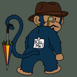 Kiss Me Monkey #7849
