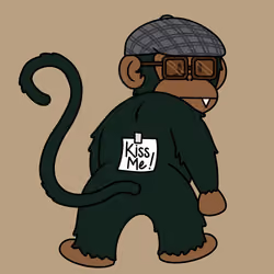 Kiss Me Monkey #4090