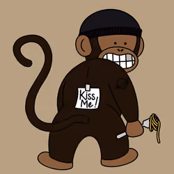 Kiss Me Monkey #1317