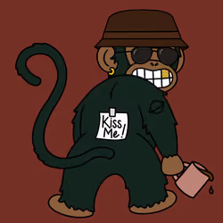 Kiss Me Monkey #2465