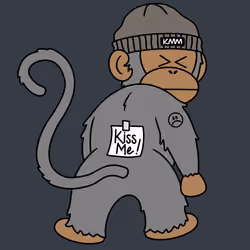 Kiss Me Monkey #2406