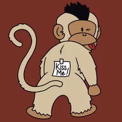 Kiss Me Monkey #1363