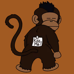 Kiss Me Monkey #8545