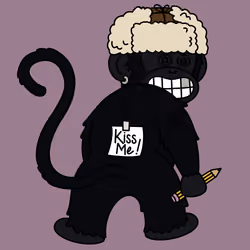 Kiss Me Monkey #3239
