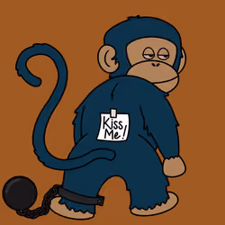 Kiss Me Monkey #3754